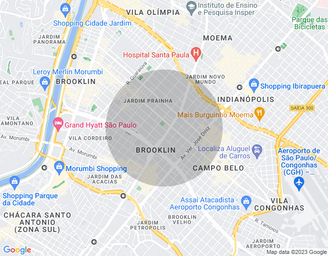 Imóvel no mapa