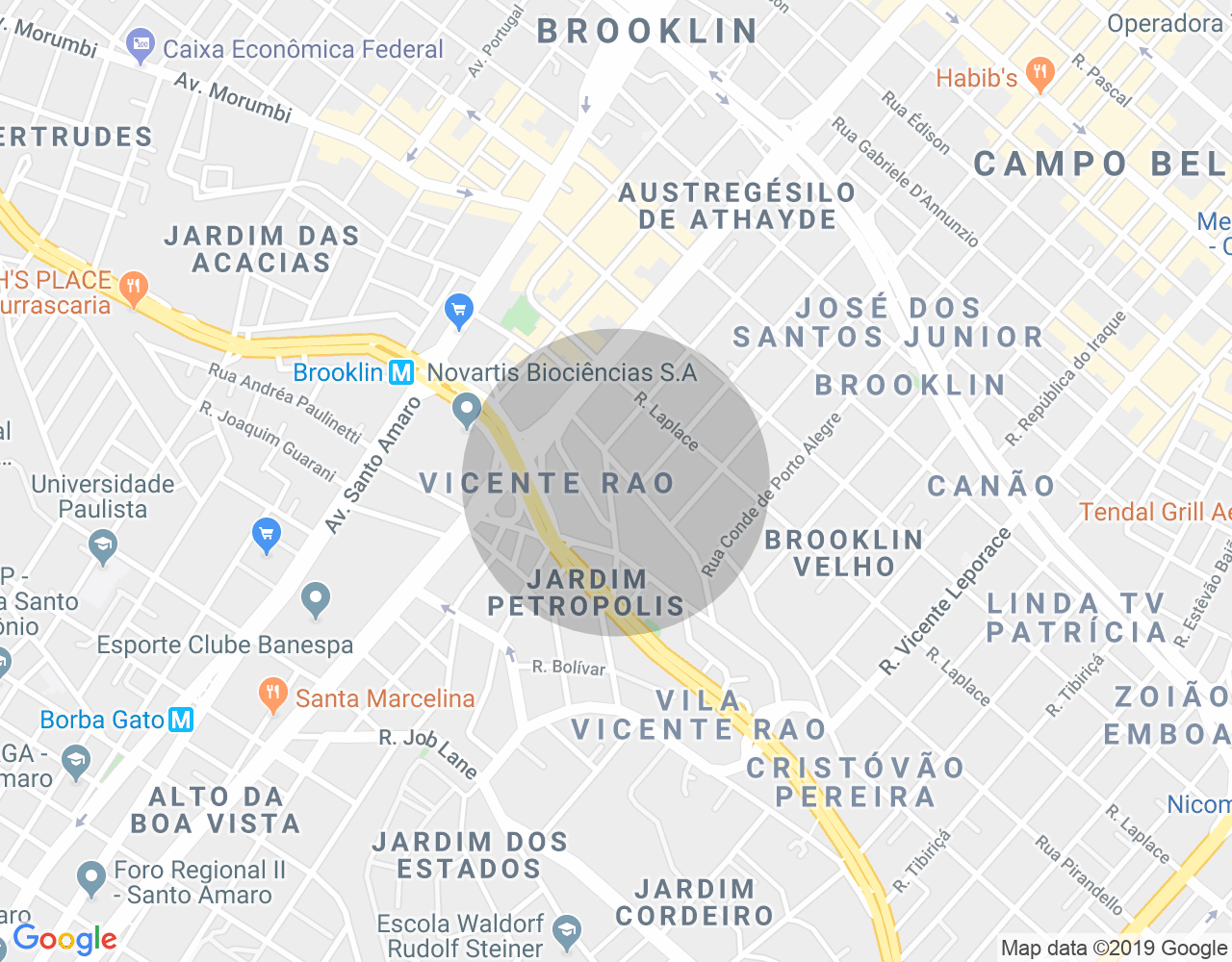 Imóvel no mapa