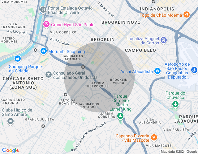 Imóvel no mapa