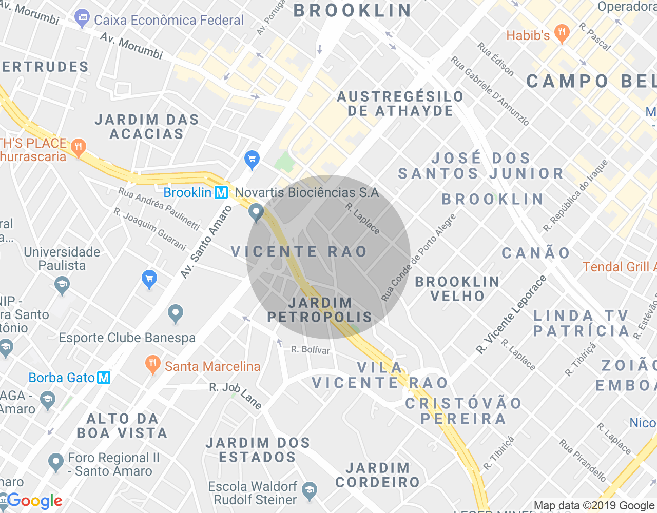 Imóvel no mapa