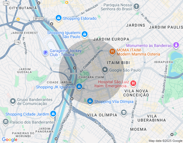 Imóvel no mapa
