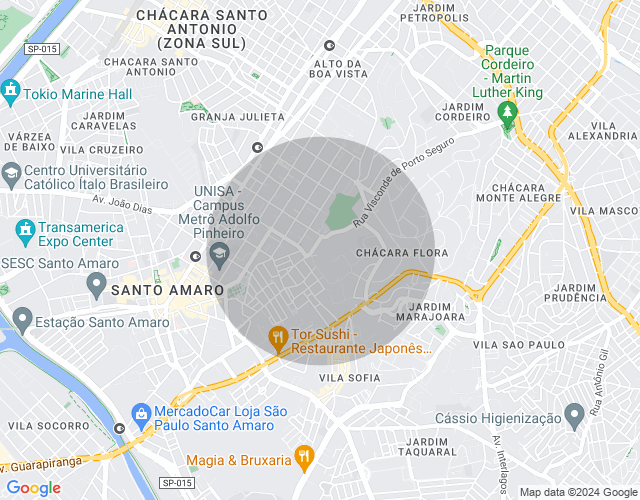 Imóvel no mapa