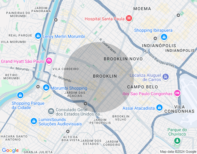 Imóvel no mapa