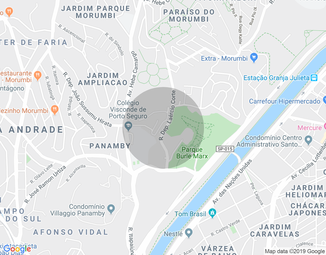 Imóvel no mapa