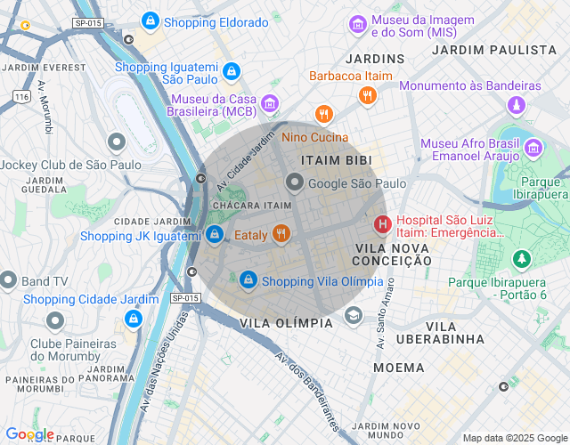 Imóvel no mapa
