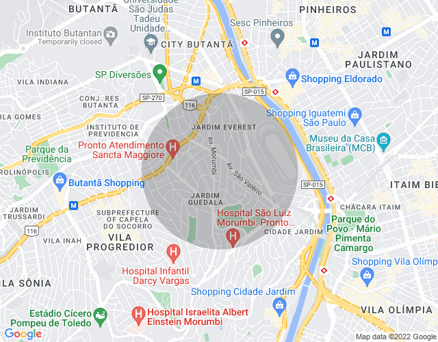 Imóvel no mapa