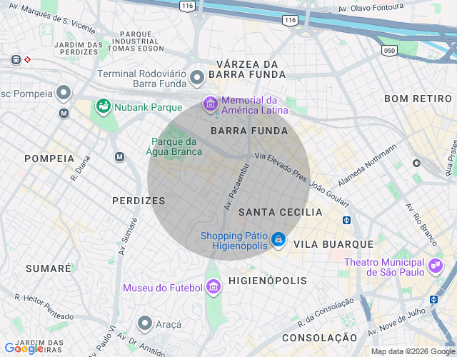 Imóvel no mapa