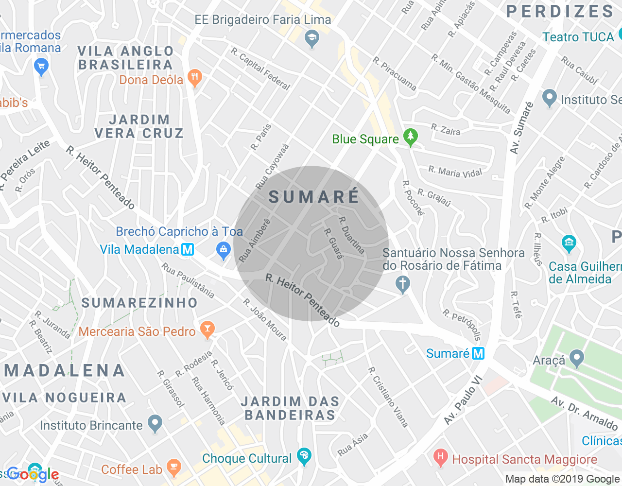 Imóvel no mapa