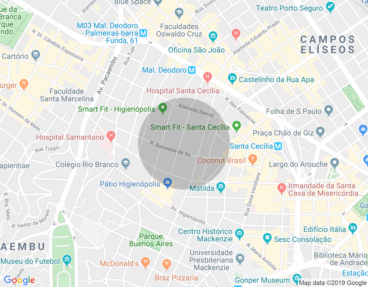 Imóvel no mapa