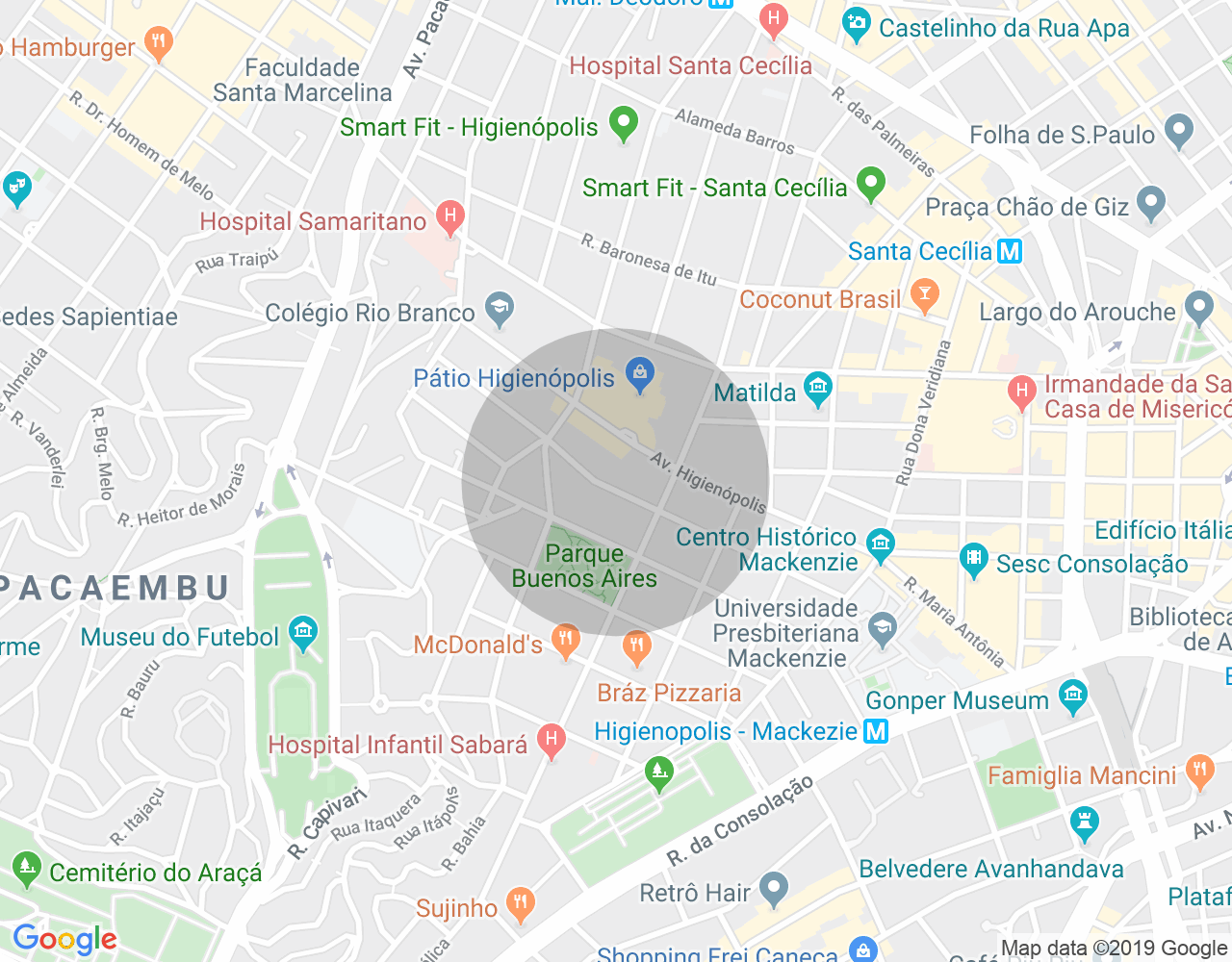 Imóvel no mapa