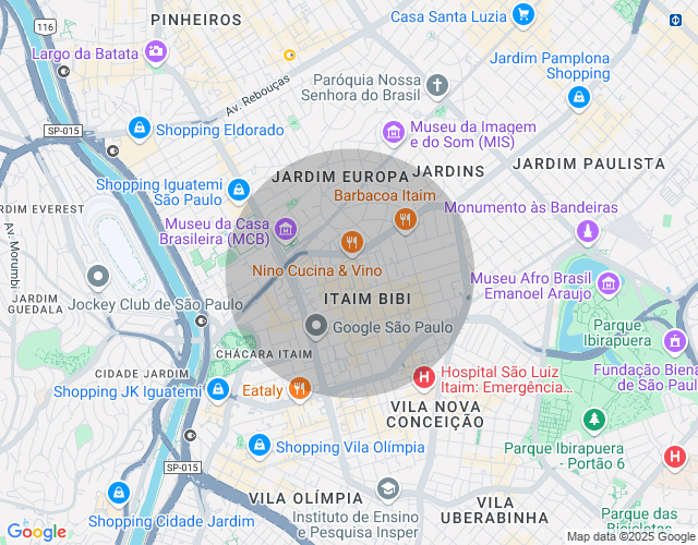 Imóvel no mapa