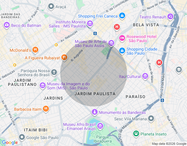 Imóvel no mapa