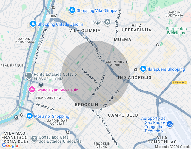Imóvel no mapa