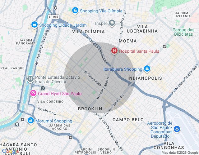 Imóvel no mapa
