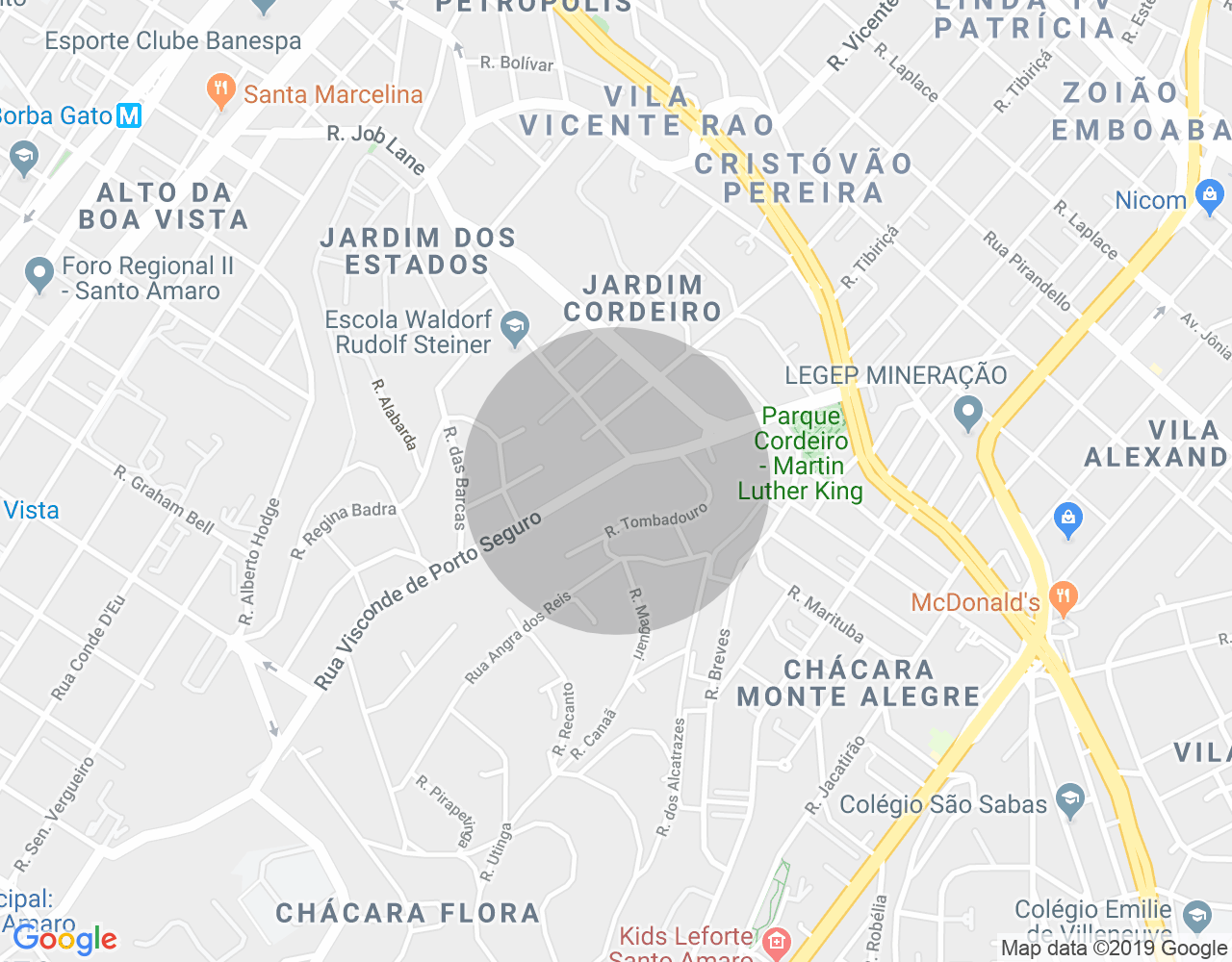 Imóvel no mapa