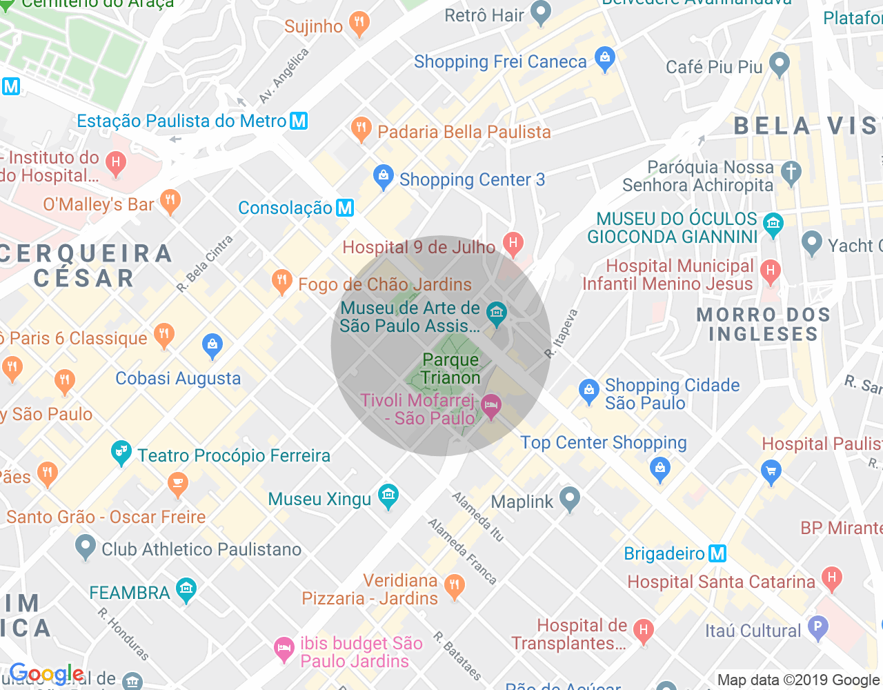 Imóvel no mapa