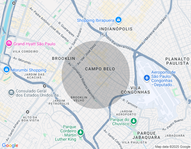 Imóvel no mapa