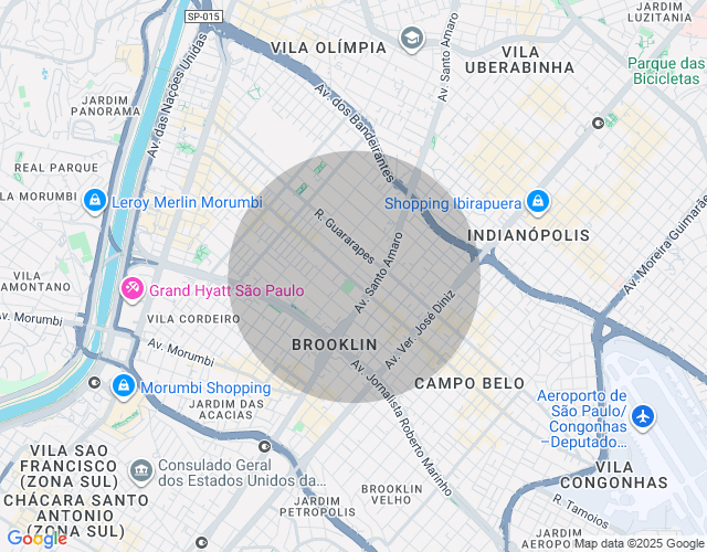Imóvel no mapa