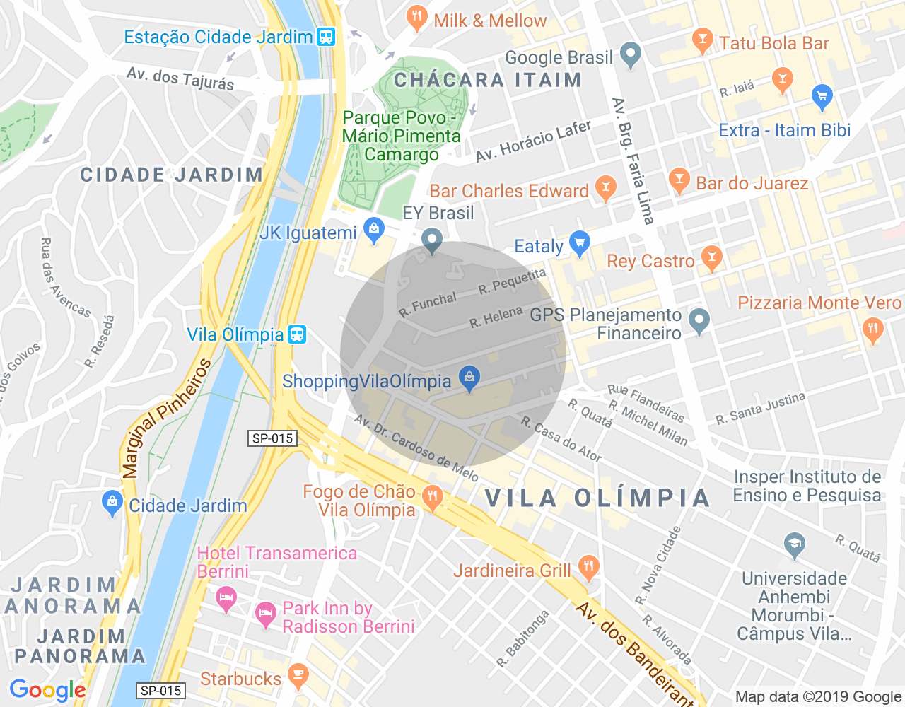 Imóvel no mapa