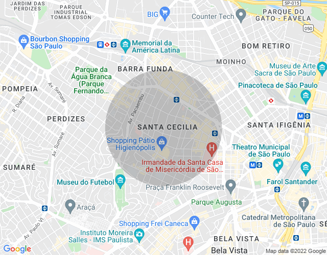 Imóvel no mapa