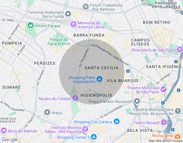 Imóvel no mapa