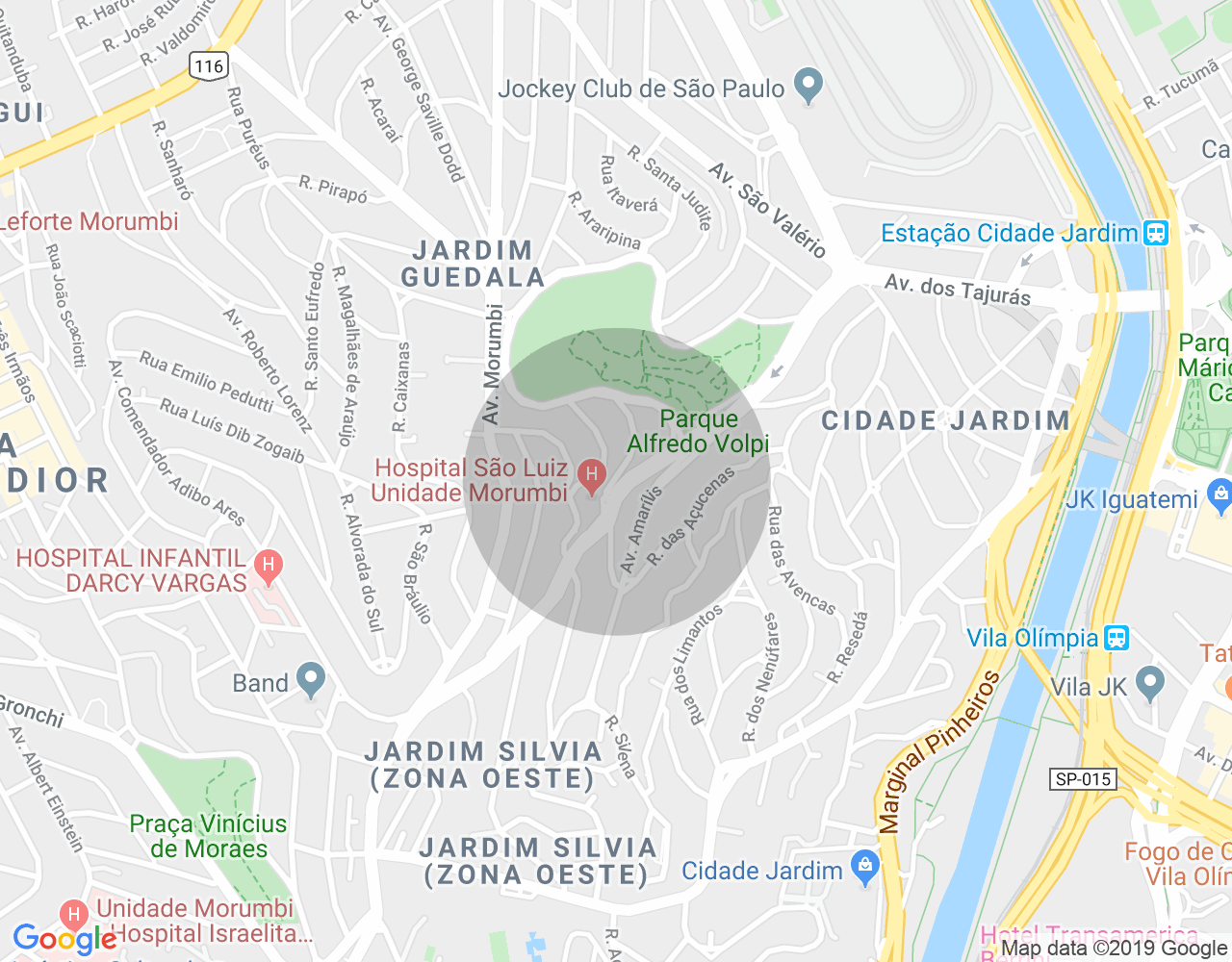Imóvel no mapa