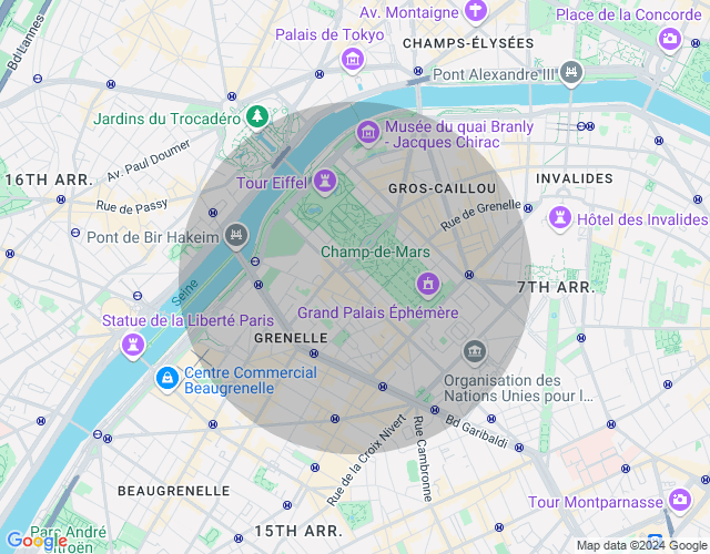 Imóvel no mapa