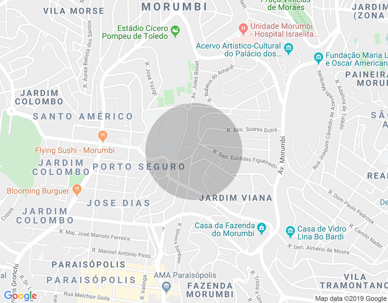 Imóvel no mapa