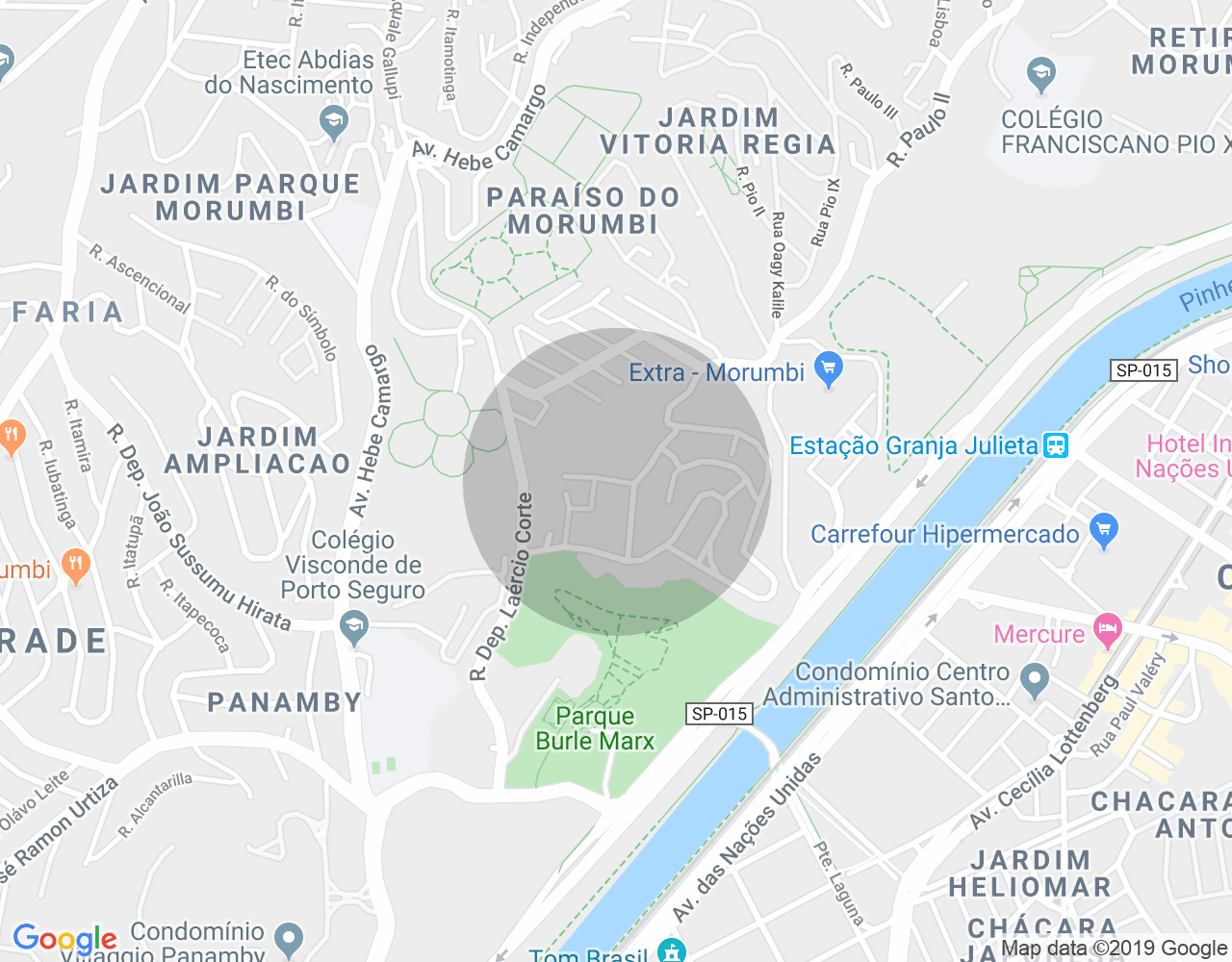 Imóvel no mapa