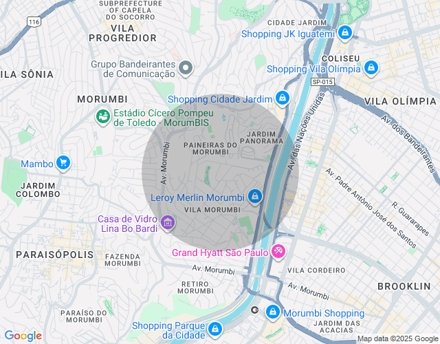 Imóvel no mapa