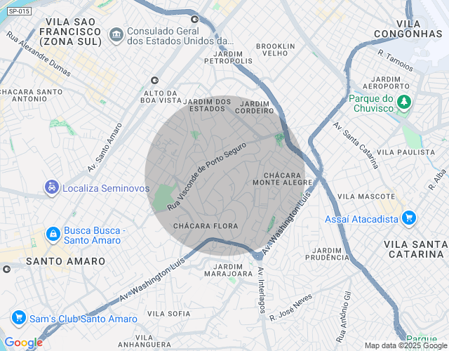 Imóvel no mapa