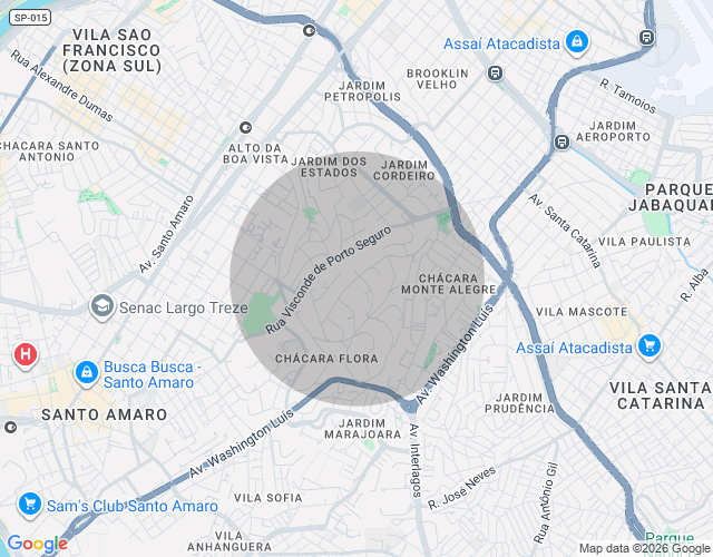 Imóvel no mapa