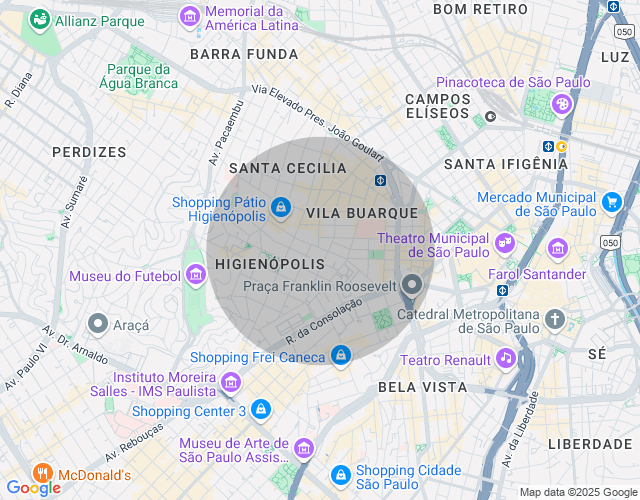 Imóvel no mapa