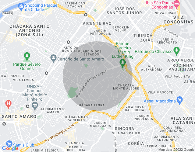 Imóvel no mapa