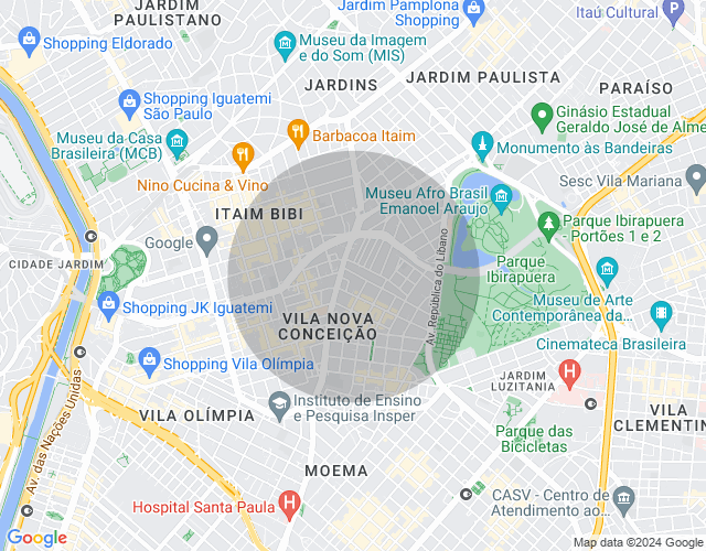 Imóvel no mapa
