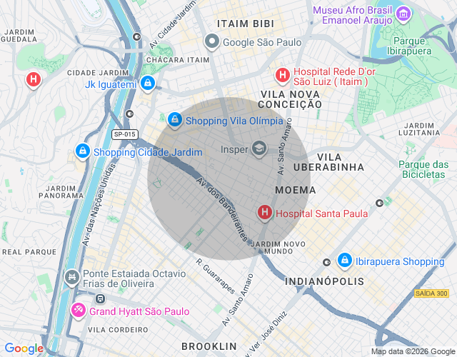 Imóvel no mapa