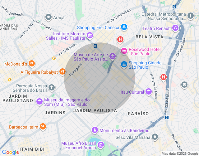 Imóvel no mapa