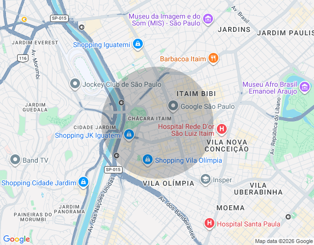 Imóvel no mapa
