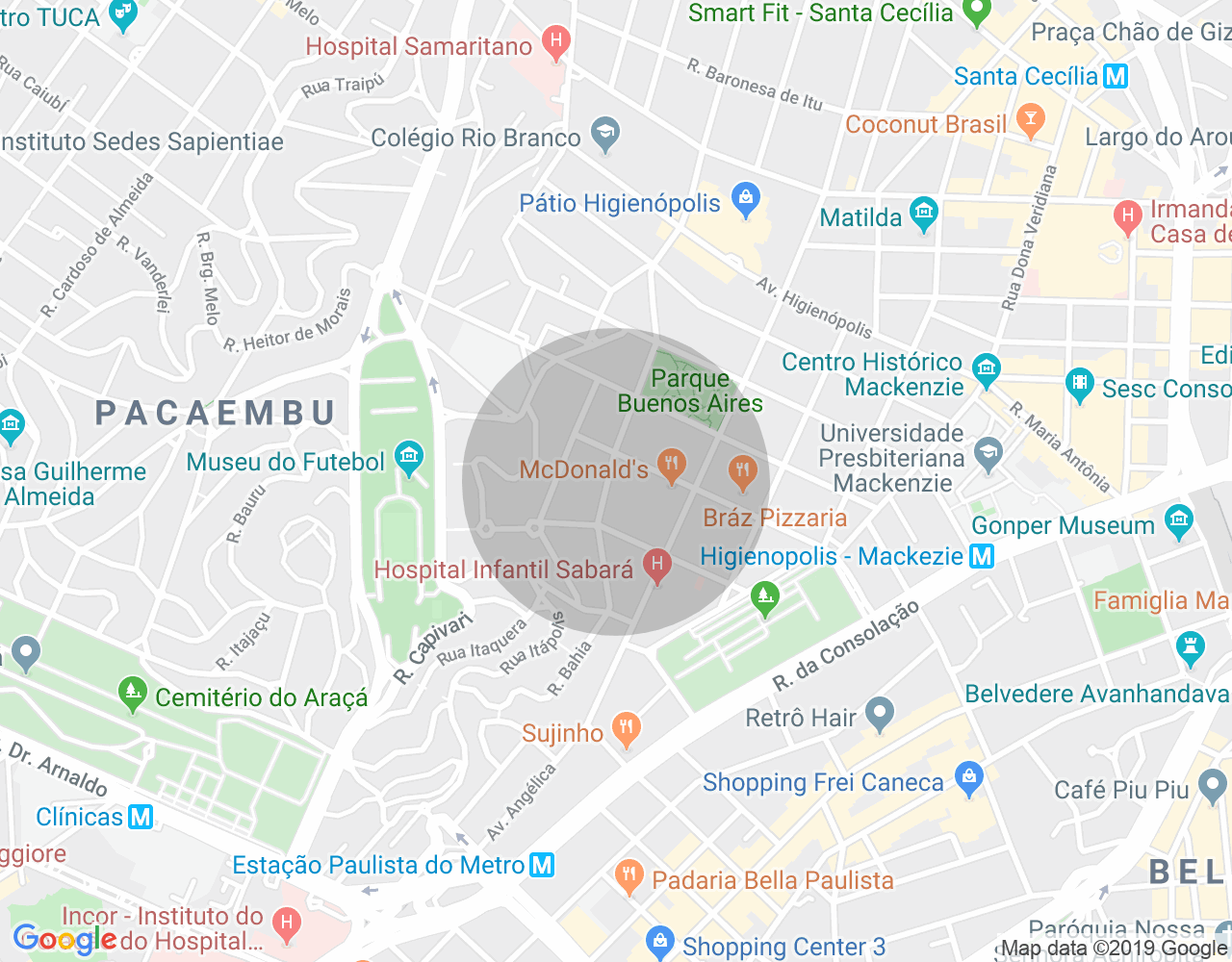 Imóvel no mapa