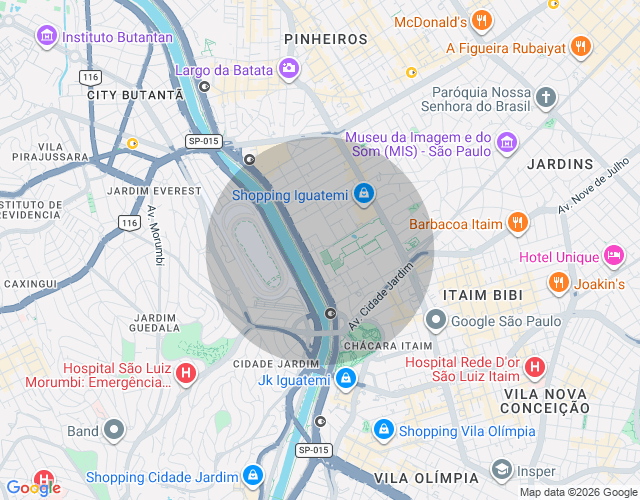 Imóvel no mapa