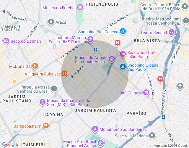 Imóvel no mapa