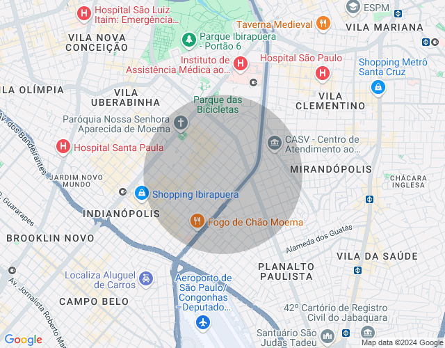 Imóvel no mapa