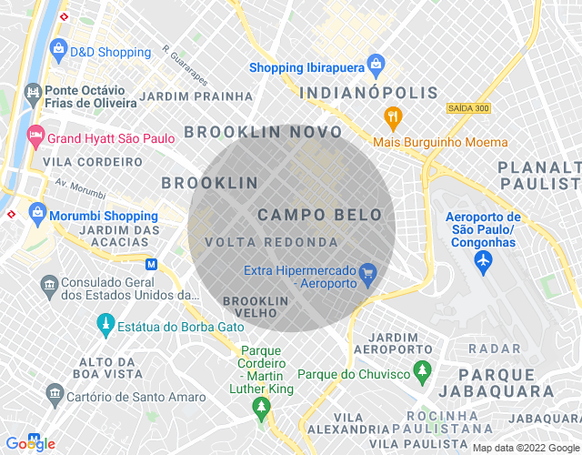Imóvel no mapa