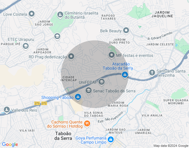 Imóvel no mapa