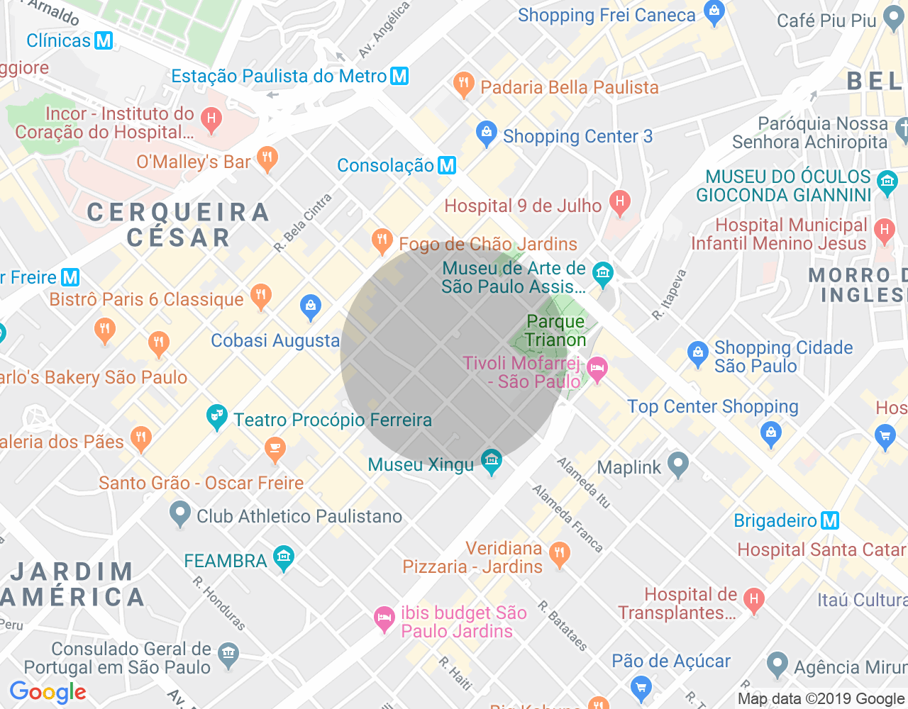 Imóvel no mapa