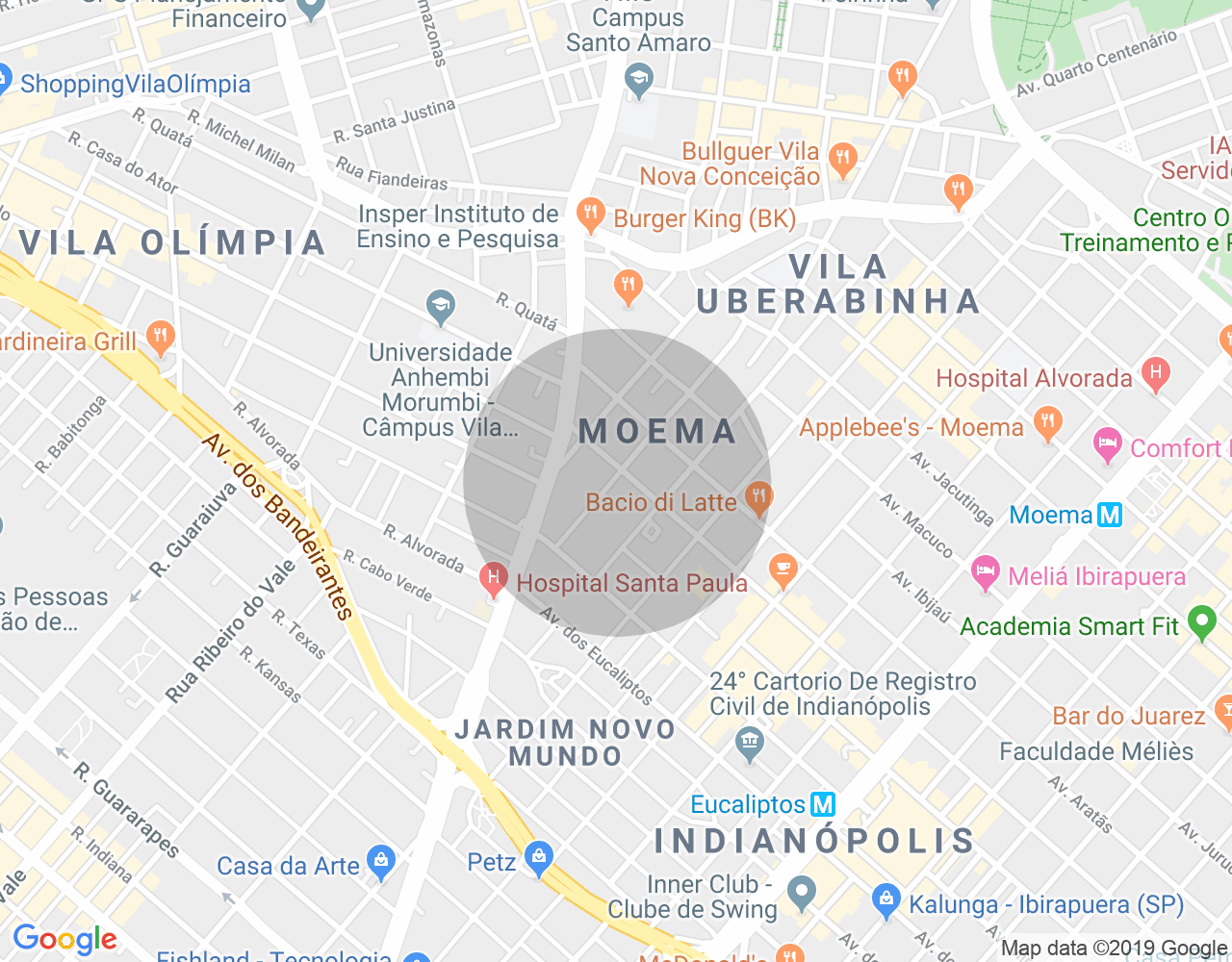 Imóvel no mapa