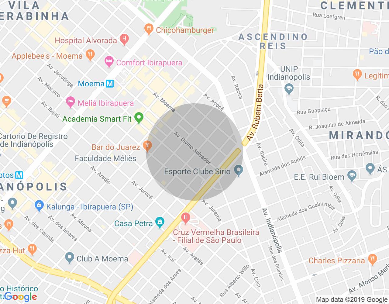 Imóvel no mapa