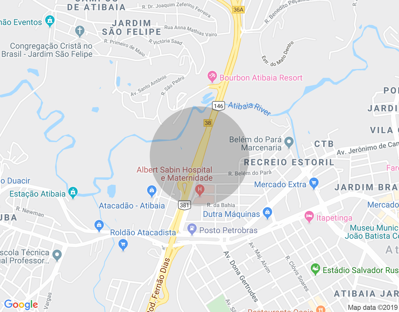 Imóvel no mapa