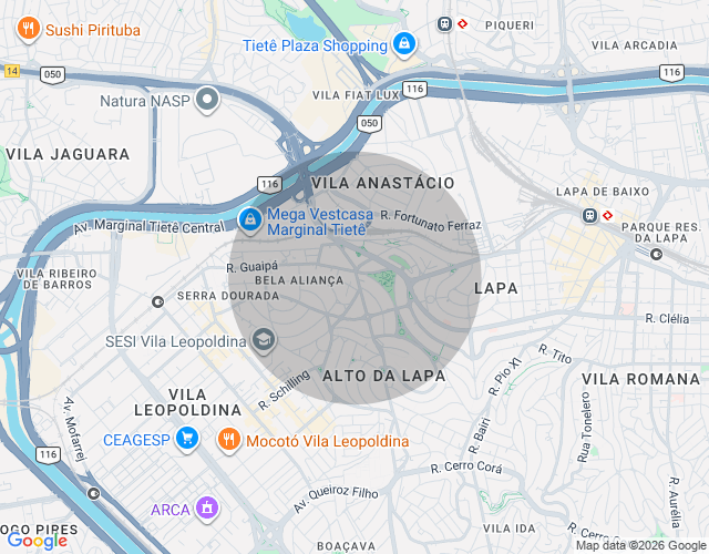 Imóvel no mapa