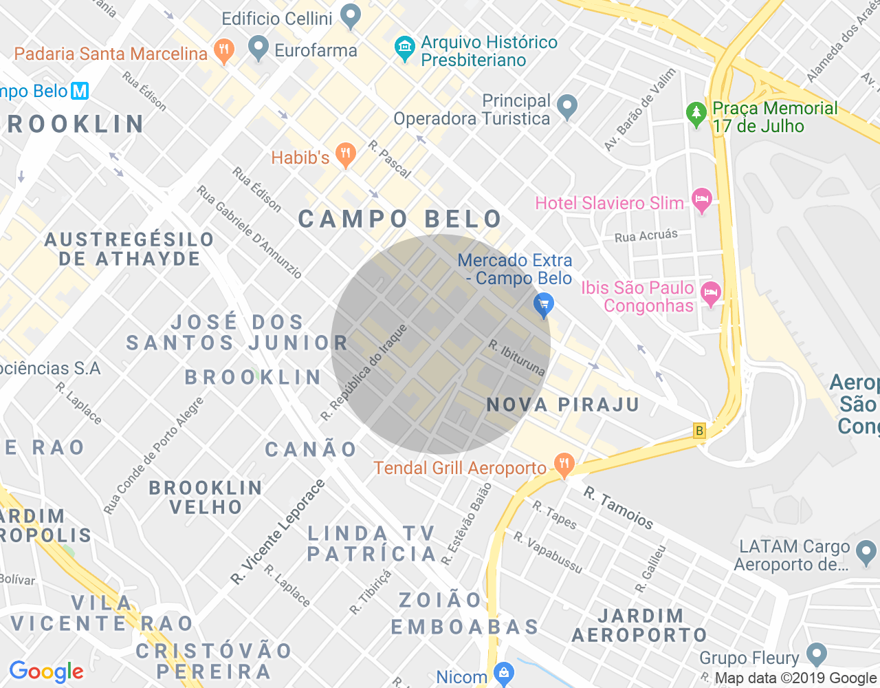 Imóvel no mapa